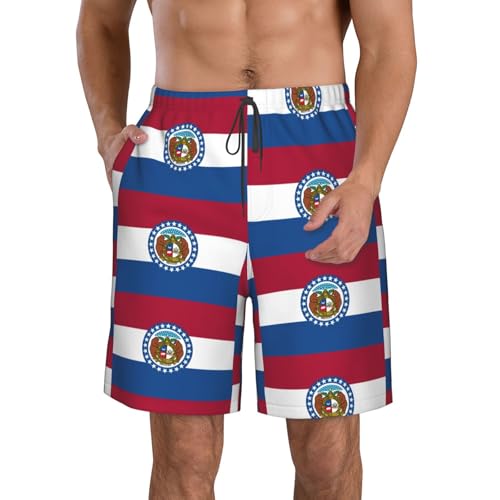 Pantalones cortos de playa CHAbu con forro de malla bañador de secado rápido para surf y golf