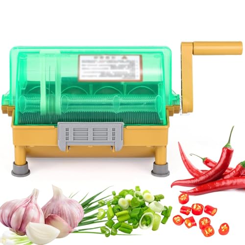 Hachoir à légumes et coupe-oignons verts à main commerciale robuste