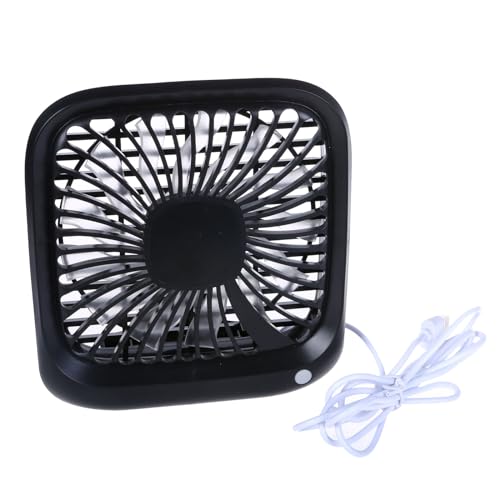 CHAKAE Ventilador portátil plegable pequeño USB para reposacabezas de coche, ventilador de 3 velocidades, ventilador de escritorio para deportes al aire libre, viajes