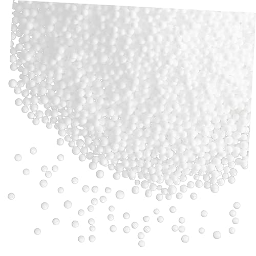 Cabilock Relleno de Cojines para Sillas Cuentas de Espuma de Color Claro 2 3 Mm, Partículas de Espuma Epp para Puff y Almohadas, Uso en Manualidades y Decoración, Bolsa