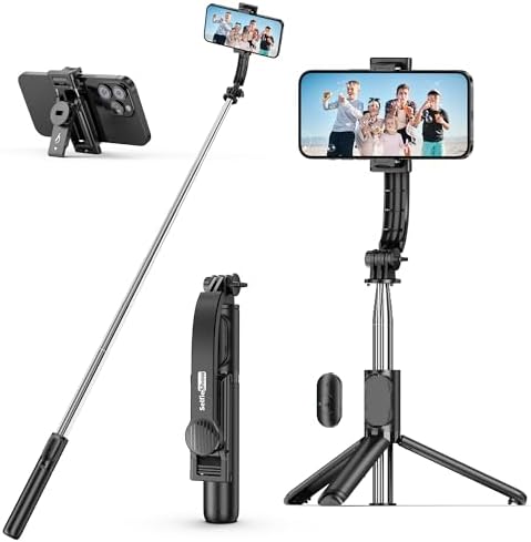 SelfieShow Selfie Stick, Extendable Selfie Stick Tripod with Wire...
