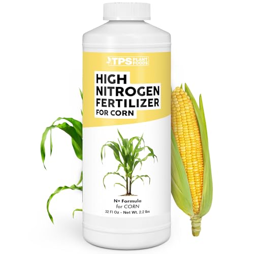 High Nitrogen Fertilizer for Corn, Liquid Plant Food for Fast Growth, 32oz