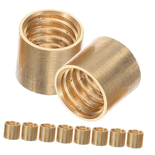 Gogogmee 10pcs Billiard Cue Ferrules Pool Stick Tube Replacement Parts Billiard Cue Accessories for Repair Customizati