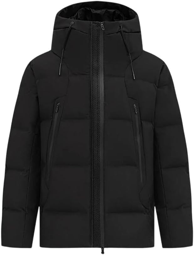 Mens Outdoor Duck Down Jacket Casual Warm Puffer Coat Streetwear Loose