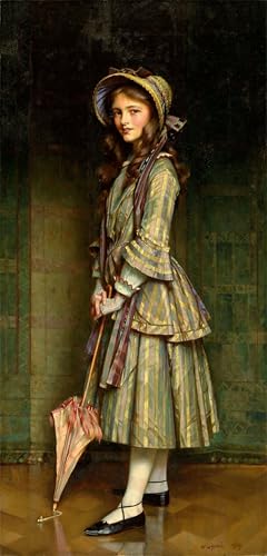Cuadro Pintura Murales Decor de William Logsdail para cubrir paredes vacías 60x90cm
