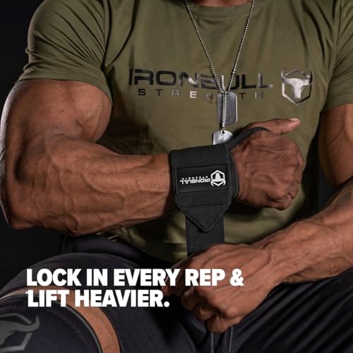 Image of Wrist Wraps for Weightlifting (USPA & IPL Approved) - 18 inch Premium Quality Wrist Straps for Weightlifting - Weight Lifting Wrist Wraps with Thumb Loop - Best Gym Wrist Wraps for Lifting Weights, Curls & Dips - Lifting Wrist Wraps for Bench, Powerlifting & Weight Training - Weightlifter's Wrist Straps Lifting for Men and Women