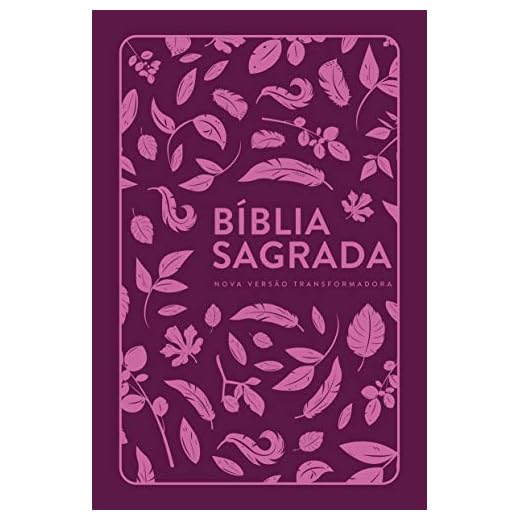 Bíblia NVT Letra Normal - Folhas Pink