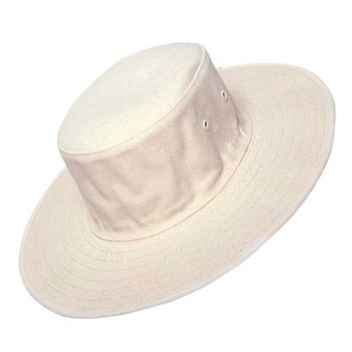 Umpire Cap Hat Boy's Plain White Cotton Sports Umpire Cap Hat