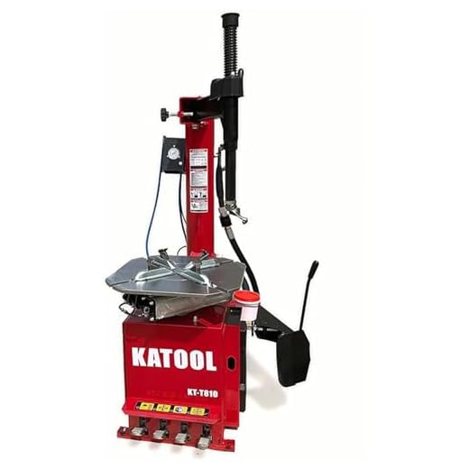 KATOOL 2.0HP Bead Blaster 24" Clamping Tire Changer Machine with 4 Aluminum Pedal KT810 Wheel Changer Tire Changer Machine Garage Equipment Auto Repair