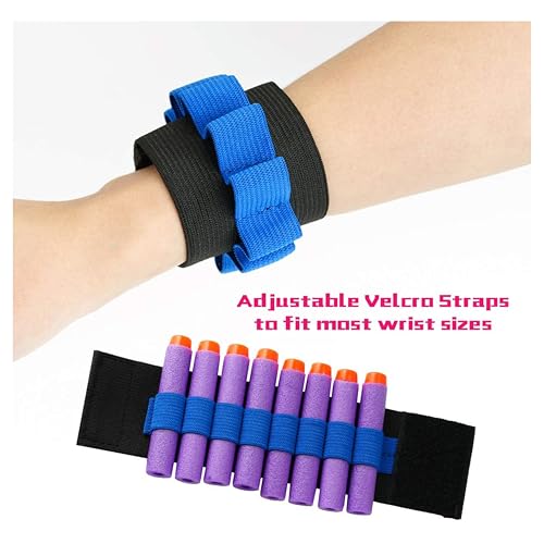 Locisne Tactical Vest for Girl,Tactical Vest Kit with 100 Refill Bullets,2 Wristband,1 Scarf Mask,1 Protective Goggle,1 Dart Reload Clip for N-strike Elite Series - Image 7