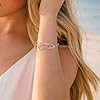 Gold Silver Link Bangle Bracelet for Women - Simple Thin Cuff Minimalist Jewelry - Adjustable Bangle for Daily Wear or Special Occasions #2