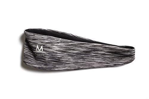 Mission Enduracool Lockdown Cooling Headband, Charcoal Space Dye