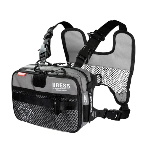 ドレス タクティカルチェストバッグ グレー