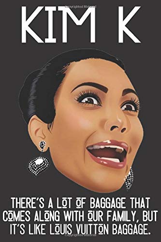 Kim K: Kim Kardashian West | Kim K Journal | Blank Lined Journal