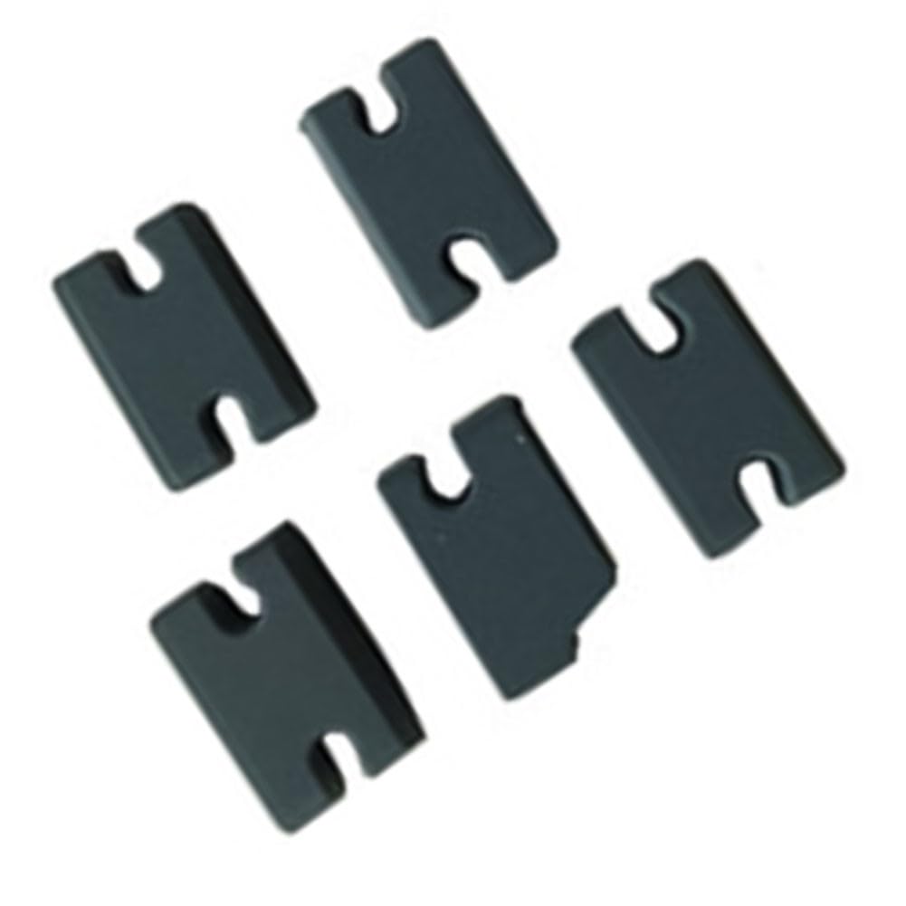 Kit di compatibilità per pinne da surf per FCS 2 Fin Box, confezione da 5 con bulloni, adattatore in plastica e metallo per accessori da surf, blu scuro