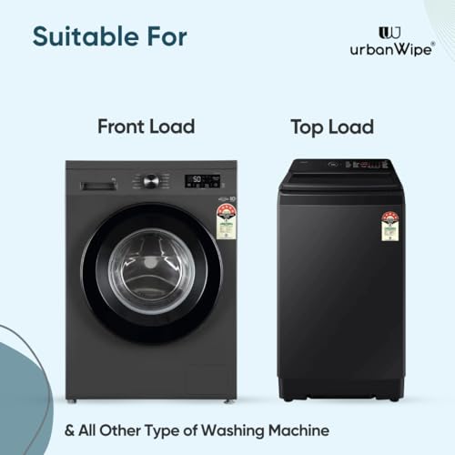 Image of UrbanWipe Washing Machine Cleaner & Descaler Liquid (500ml) | Removes Limescale, Grime & Residue | For Top Load, Front Load And Semi Automatic Machines | Deep Drum Cleaning & Odor Removal Formula
