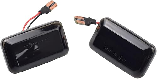 Miniatura 5 de Kakulkomen Marcador lateral LED para guardabarros delantero, luz intermitente secuencial que fluye, luz intermitente compatible con Porsche 911