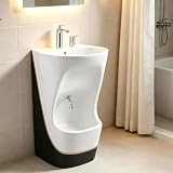 Lavabo in ceramica per abluzioni a parete
