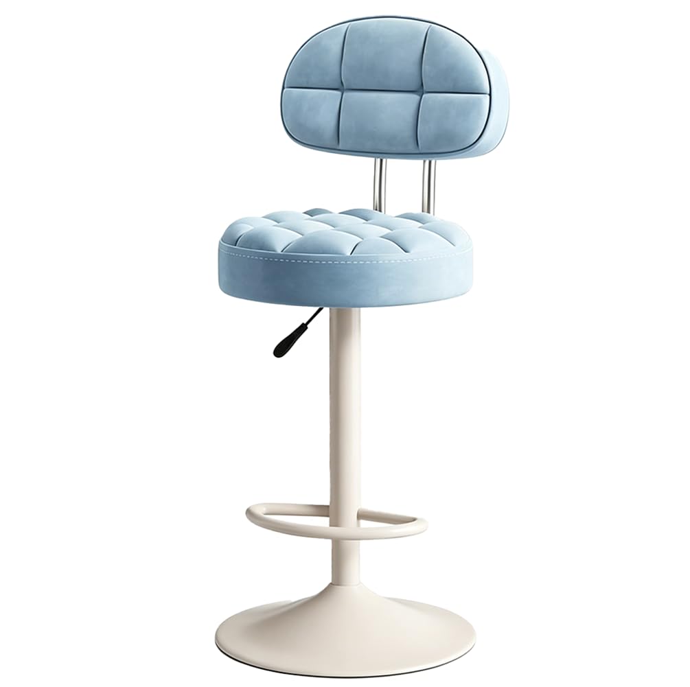 Chaise haute avec dossier pivotant 360 confortable azur Sky Blue