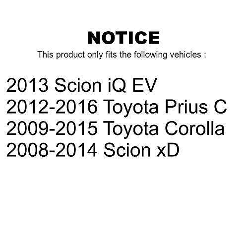Rear Drum Brake Shoe Nb-945B For Toyota Corolla Prius C Scion Xd Iq #TOP2