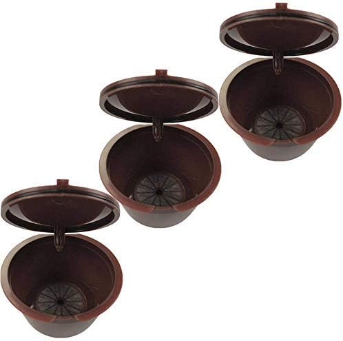 RefillableUse 150times Dolce Gusto Coffee Capsule Plastic Capsule Refillable Reusable Compatible with Nescafe