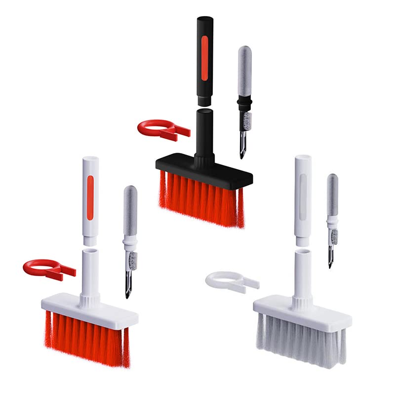 Computer Keyboard Dust Brush Dusting Brush Mini Duster Remover Cleaning Product Supplie Home Office Cleaner (5 in 1)-picture-21