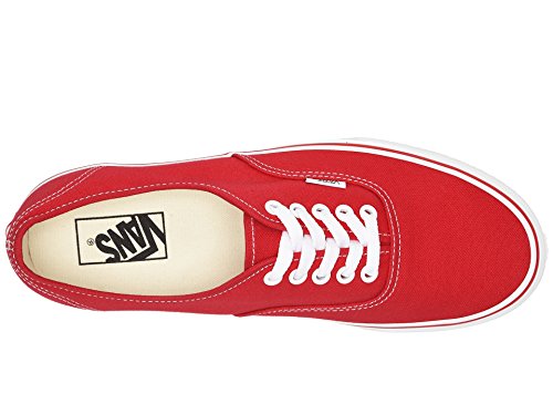 Vans Vans Authentic, Red, Size 9 Men/ 10.5 Woman