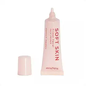 Primer Facial Ruby Rose Soft Skin Hidratação, Maciez Textura Leve, Efeito Suave e Pele Pronta Para Maquiagem