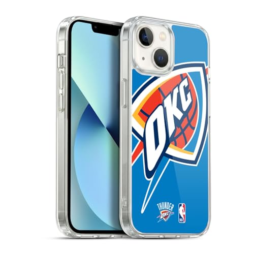 Head Case Designs sous Licence Officielle NBA Surdimensionné Oklahoma City Thunder Logo Coque en Gel [Protection de Qualité Militaire] Compatible avec Apple...