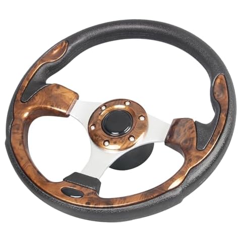 Spaorcco 12.5" Wood Grain Steering Wheel Cover