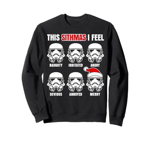 Image of Star Wars Stormtrooper Sithmas Emotions Christmas Sweatshirt
