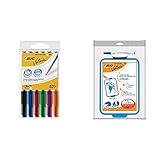 Product 2: Un buen alumno siempre está preparado. Esta pizarra blanca incluye un marcador azul y un borrador que se engancha fácilmente a esta
