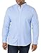 Produktbild Amazon Essentials Herren Langarm-Hemd aus Stretch-Oxford mit schmaler Passform, Puderblau, XL