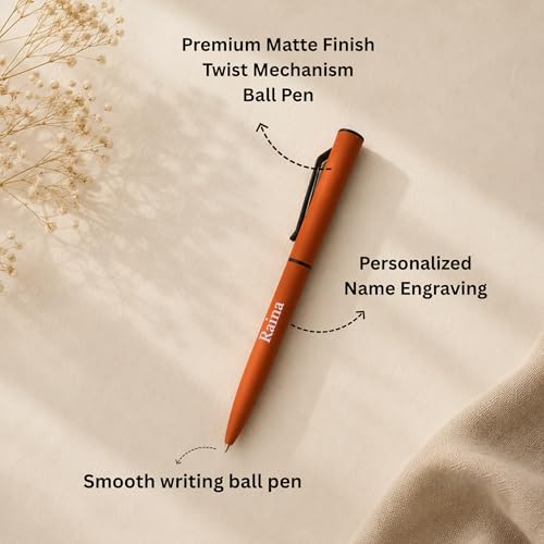 Image of Customised Name Diary and Pen Set with Gift Box | Personalised Gift for Men, Women | Corporate Gift For Employees, Clients, Friends | Premium Leatherette Tan Diary,Pen Set