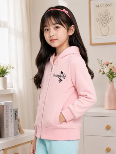 Image of ADBUCKS Girl's Cotton Hooded Sweatshirt