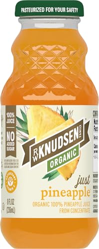 Image of R.W. Knudsen Organic Just Pineapple Juice, 8 fl oz (12 Pack)
