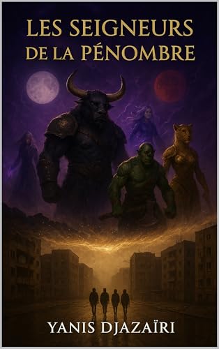 LES SEIGNEURS DE LA PÉNOMBRE: Roman Fantasy Urbaine Algérie - Quatre Ados Face à la Terreur des Années 90 | Réalisme Magique et Survie Psychologique