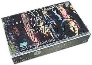 Topps X-Files Season Two Super Premium Trading Cards Sealed Box of 36 Packs