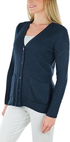 Image of ToBeInStyle Women's Warm Heavy Knit Long Sleeve Cardigans