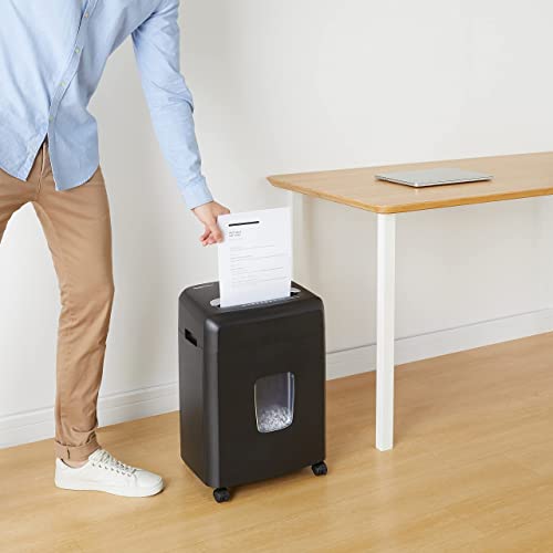 Amazon Basics 12 Sheet Micro-Cut Paper,Credit card and CD Shredder for Office/Home image 5