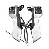 Botones Volante Coche Para Toyota Para Land Para Cruiser Para Prado Para GRJ150L10-13 8425060180 Interruptor Control Volante Multifunción Para Coche(84250-60160silvery)