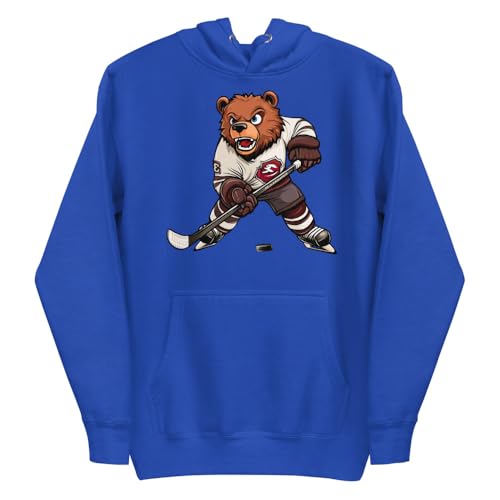 La Mejor Selección de Ropa de Hockey sobre hierba para Hombre más recomendados. 48 Cool Bear - Sudadera con capucha para jugador de hockey sobre hielo, Equipo real, Small