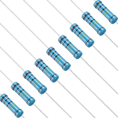 PATIKIL 1M Ohm Resistor 50Pcs 2W Metal Film Fixed Resistor Kit 1%