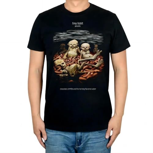 Photo de Limp-Bizkit-Rap-Metal-Chocolate-Starfish-and-Hot-Dog-Flavored-Water-Album-T-Shirt-Youth