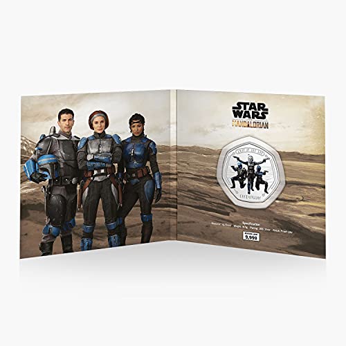FANTASY CLUB Offizielle Mandalorianische Münze, The Way of The Mandalore - präsentiert und nummeriert in Einer Blisterpackung. Limitierte Auflage
