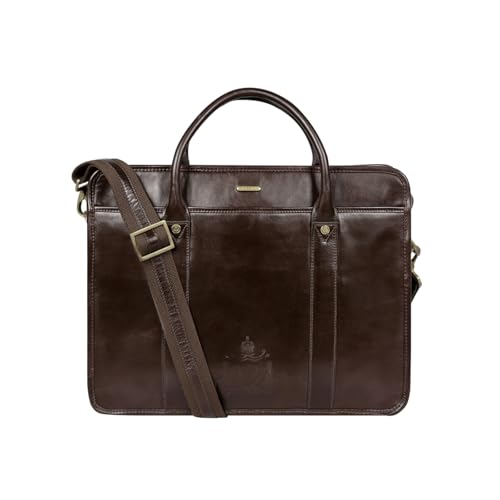 Image of Hidesign ANDOVER 02 Genuine Leather Men's Briefcase