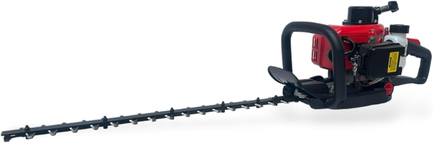 Tagliasiepi Tagliasiepe a Scoppio 43cc – Motore 2 Tempi, Lame da 60cm, Manico Girevole, Struttura Leggera e Maneggevole, Perfetto per Giardinaggio, Potatura e Cura delle Siepi