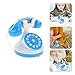 UPKOCH Retro Phone Toy - Classical Pretend Play Telephone with Interactive Dial for Kids 3+ | Blue Plastic Role Play Prop for Preschool Learning & Travel (4.13in)