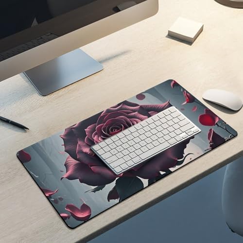 Rose Gothic Gaming Mouse Mat Large Desk Pad 24 X 12 Inches miniatura 5