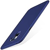 TORRAS Slim Fit Galaxy S9 Case (2018), Hard Plastic Ultra Thin Phone Cover Matte Finish Grip Case for Samsung Galaxy S9, Navy Blue